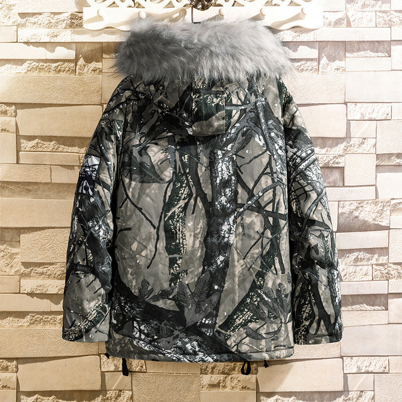 Discover the Hip Hop Camouflage Hooded Coat Jacket