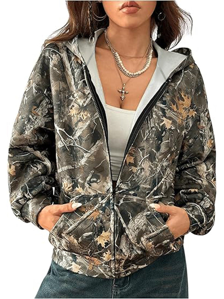 Why You Need the Women's Camouflage Maple Leaf Print Jacket This Season